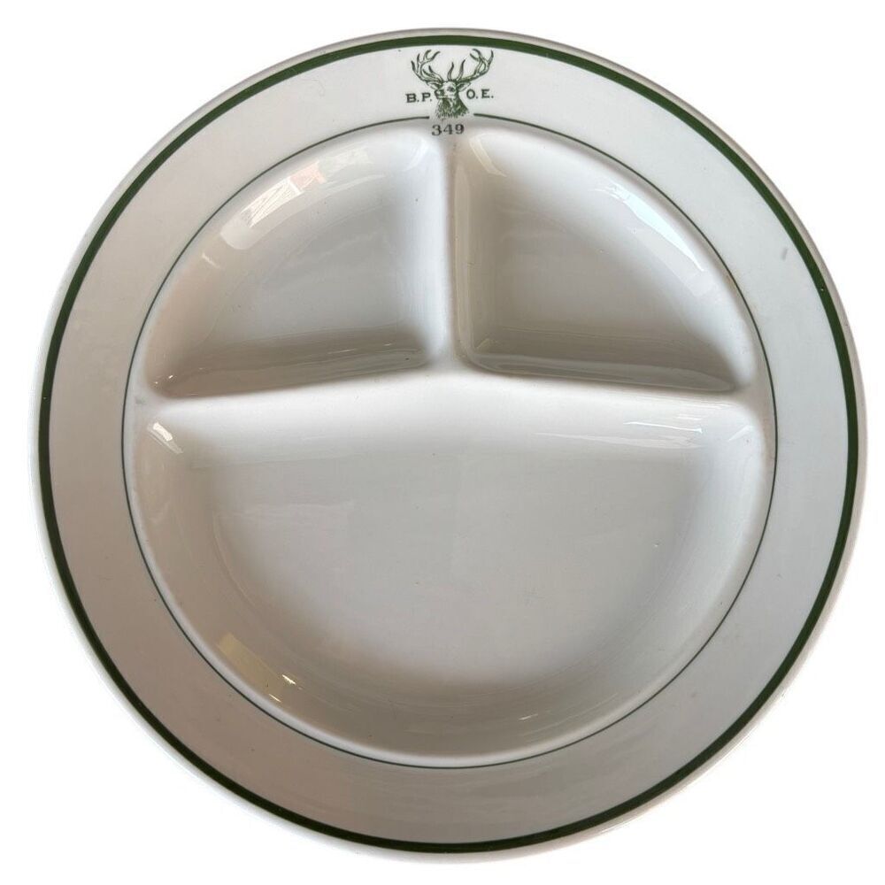 Jackson China B.P.O.E. 349 Elks Lodge DuBois Pa Sectional 10 1/2”  Plate